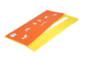 Cartwheel Beam Mat - Orange and Yellow