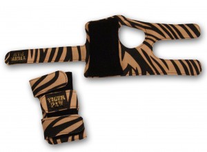 Sand Zebra Tiger Paw Wrist Supports