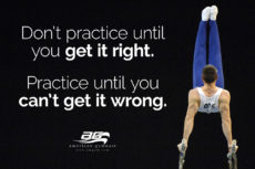 Can't Get it Wrong Motivational - 24" X 36" Gymnastics Poster