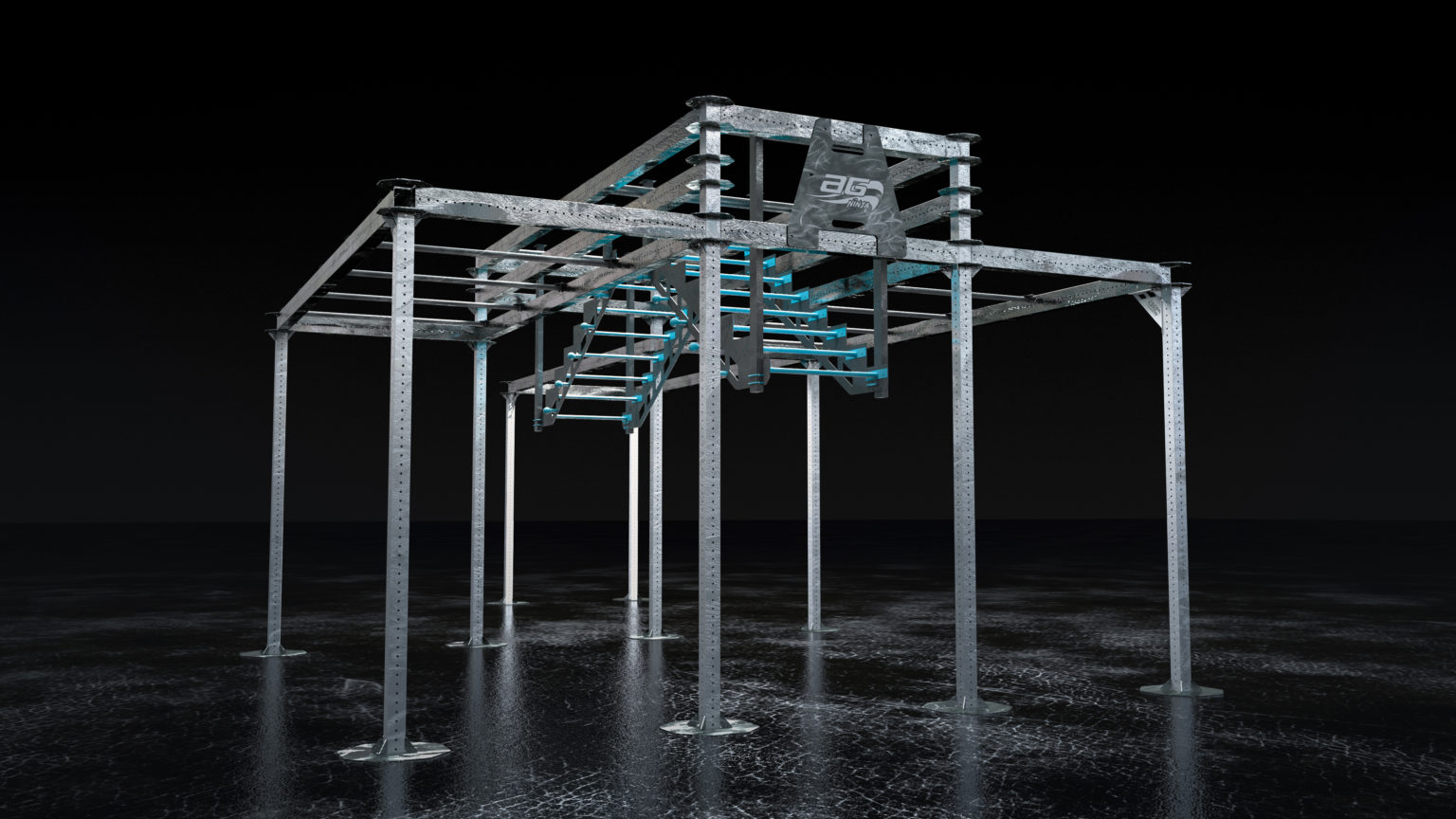 Ninja Frames the Support Structure for your Ninja Obstacle Course