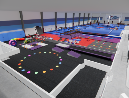 HUGE gymnastics facility Design in Salem, OR