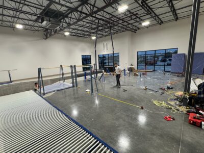 Gymnastics Quad Bars Installation