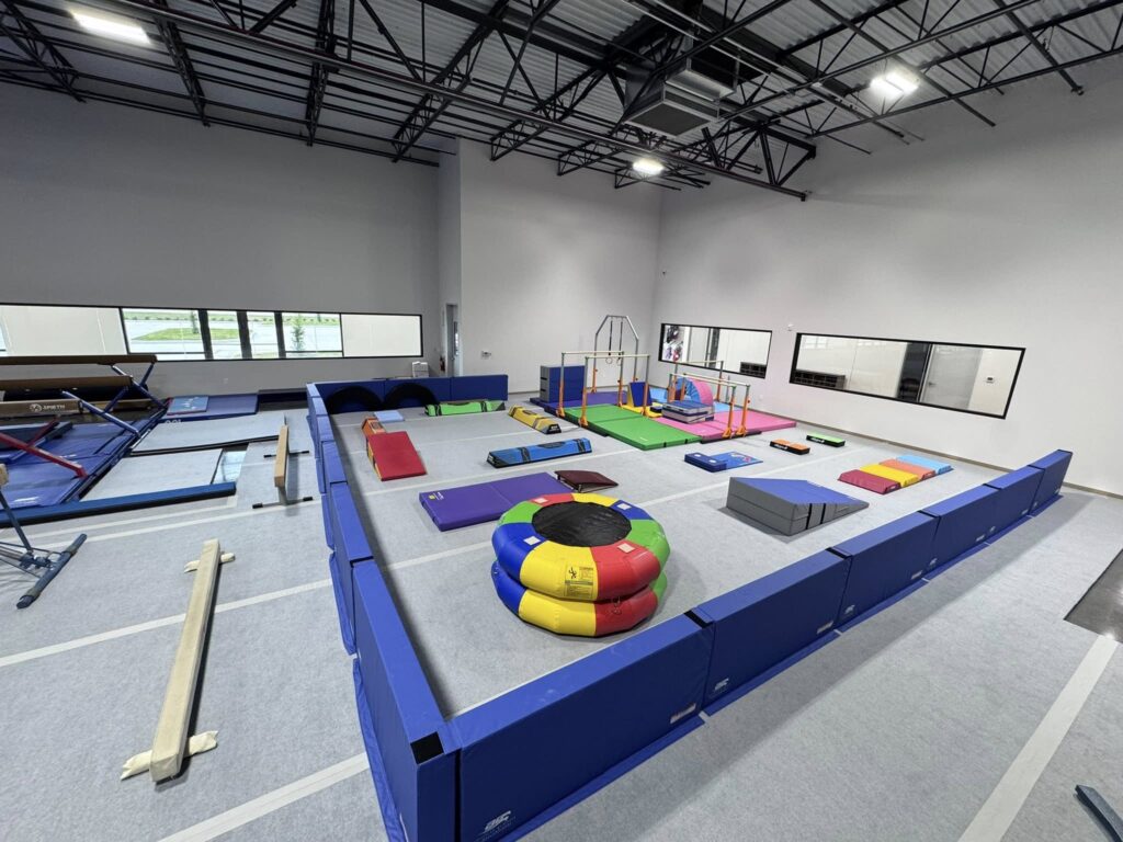 Preschool / Rec area at Thornton's Gymnastics Center